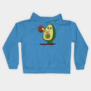 Skate father avocado Kids Hoodie